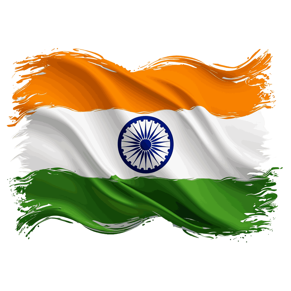 Green India Flag